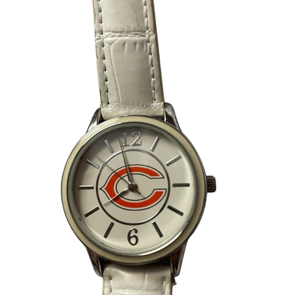 White and Silver Watch with Red Logo - Picture 2 of 6
